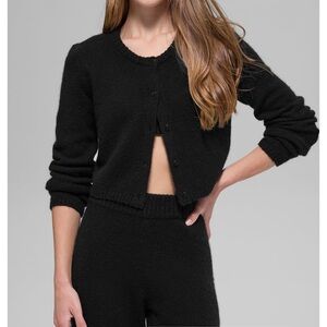 ALO Yoga Black Women's knit cardigan